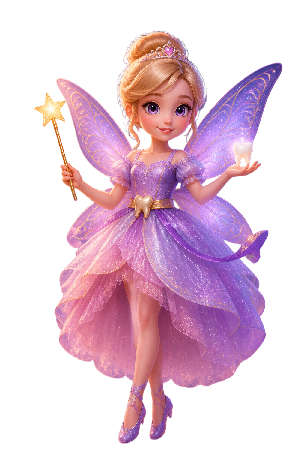 Emmie the tooth fairy mascot